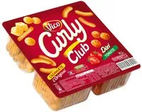 Mängden socker i Curly Club Cacahuète, Fromage, Tomate