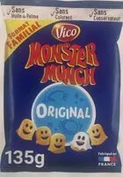 Mängden socker i Monster munch