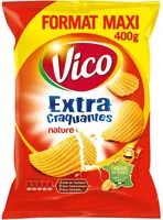 Mängden socker i Chips Extra craquantes nature
