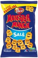 Mängden socker i Monster Munch - Produit soufflé à base de pomme de terre goût salé