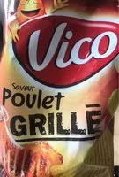 Mängden socker i Chips saveur poulet grillé format familial