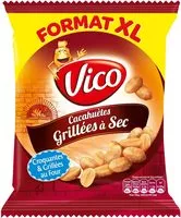 Mängden socker i Cacahuètes grillées à sec (format XL)