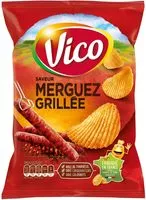 Mängden socker i Vico Chips Merguez Grillés 20g