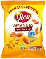 Mängden socker i Amandes Grillées à Sec au Sel de Guérande