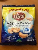 Mängden socker i Noix de cajou au sel de Guérande