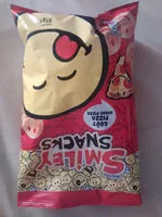 Mängden socker i Smiley snacks goût pizza