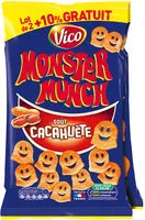 Mängden socker i Monster Munch goût Cachuète (lot de 2, +10% gratuit)