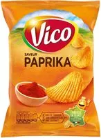 Mängden socker i Chips ondulées Vico, saveur Paprika