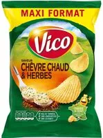 Mängden socker i Chips saveur Chèvre Chaud & Herbes 360g