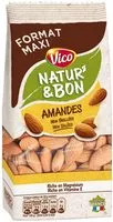 Mängden socker i Nature et bon, Amandes naturelles, non salées