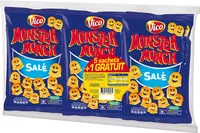 Mängden socker i Monster Munch Salé (5+1 gratuit)