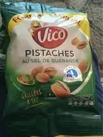 Mängden socker i Pistaches au sel de guerande