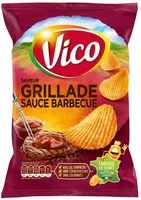 Mängden socker i Chips saveur grillade sauce barbecue