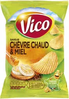 Mängden socker i Chips saveur chevre chaud et miel 120g