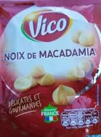 Mängden socker i Noix de macadamia