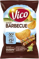 Mängden socker i Chips allégée saveur barbecue