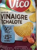 Mängden socker i Chips saveur Vinaigre Echalote allégée