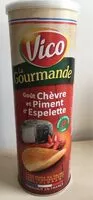 Mängden socker i Vico chèvre piment d'espelette