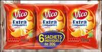 Mängden socker i Multipack extra craquante vico
