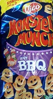Mängden socker i Monster Munch - goût BBQ