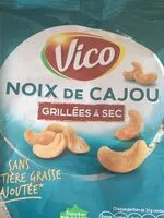 Mängden socker i Noix de cajou grillées à sec