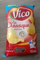 Mängden socker i Chips Vico classiques