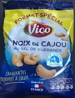 Mängden socker i Noix de cajou au sel de Guérande