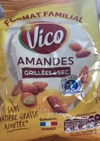 Mängden socker i Amandes grillees a sec