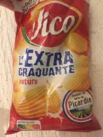 Mängden socker i Chips extra craquantes nature