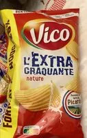 Mängden socker i chips extra craquante