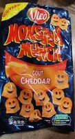 Mängden socker i Monster Munch Goût Cheddar