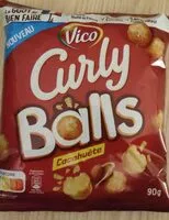 Mängden socker i Curly Balls