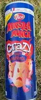 Mängden socker i Monster Munch crazy
