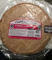 Mängden socker i Crepe au lait frais
