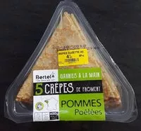 Mängden socker i 5 Crêpes de Froment Pommes Poêlées