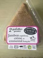 Mängden socker i Galettes de blé noir garnies Jambon
