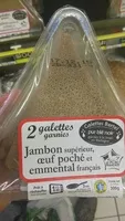 Mängden socker i 2 galettes de blé noir garnies