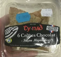 Mängden socker i Crêpes Chocolat Façon Mignardises
