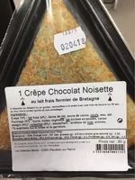 Mängden socker i 1 Crêpe Chocolat Noisette