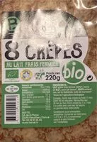 Mängden socker i Crêpes au Lait Frais Fermier