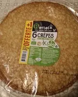 Mängden socker i 6 crêpes au lait frais fermier