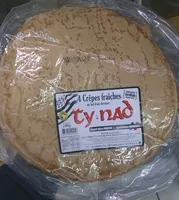 Mängden socker i Crêpes fraiches
