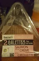 Mängden socker i 2 galettes pur blé noir saumon crème française à la ciboulette