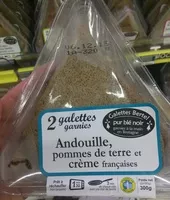 Mängden socker i 2 Galettes pur blé noir Andouille pommes de terre crème françaises