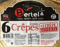 Mängden socker i Crêpes de froment