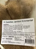 Mängden socker i 6 Galettes Jambon Emmental