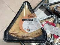 Mängden socker i Crêpes froment cacao noisettes