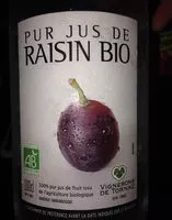 Mängden socker i Pur jus de raisin bio