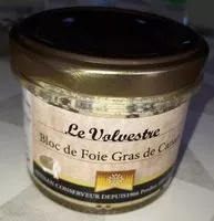 Mängden socker i Bloc de foie gras de canard