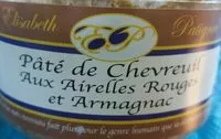 Mängden socker i Pâté de Chevreuil aux Airelles Rouges et Armagnac